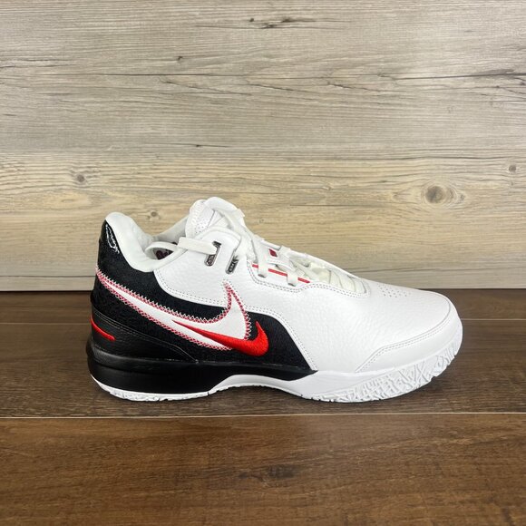 Nike LeBron NXXT Gen AMPD First Game Mens Size 13 White Black Red FJ1566 100 New - Picture 3 of 9